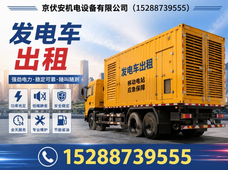 哈密发电机出租展示图
